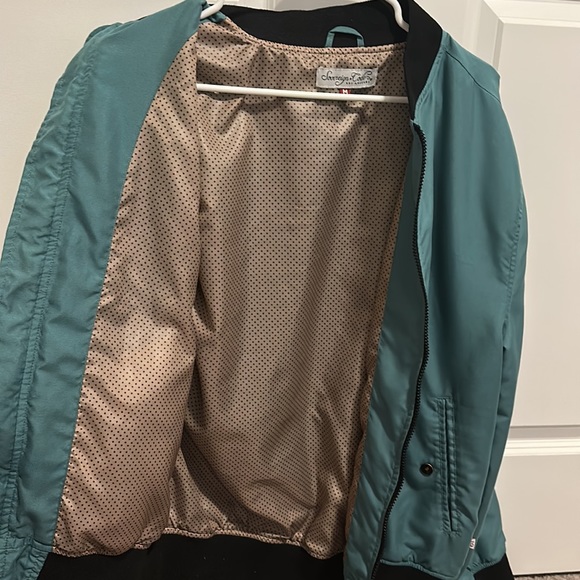 Sovereign Code Los Angeles Bomber Green Jacket - Picture 3 of 4